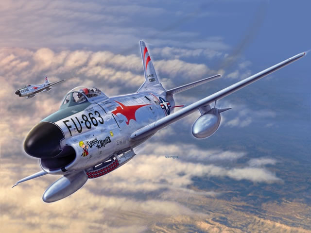 "F-86D Sabre Dog, 97th FIS" Stu Shepherd S/N Limited Edition Print